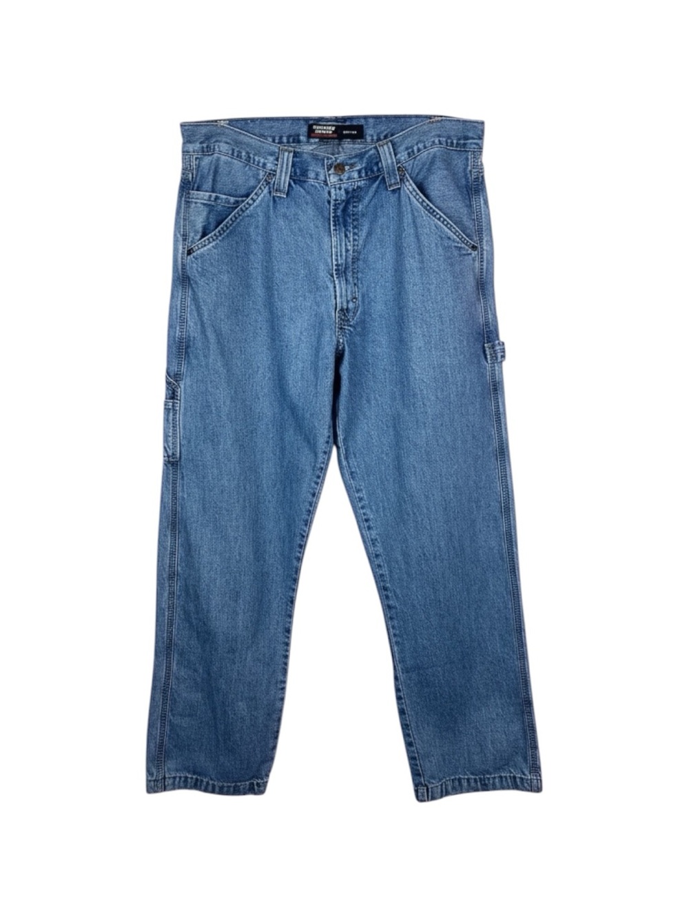 Levi Strauss Signature Workwear Carpenter Pants Men's 34x32 Blue Denim